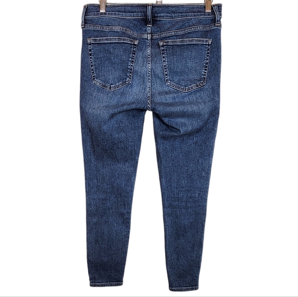 J. Crew 8" Toothpick Skinny Jean Mid-rise Ankle Cropped Stretch Vista Wash 29 - Picture 7 of 11